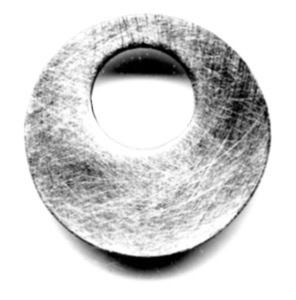 OLGA $90-sterling silver pin with lightly brushed surface (7/8" circle) OLGA $90-sterling silver pin with lightly brushed surface (7/8" circle)